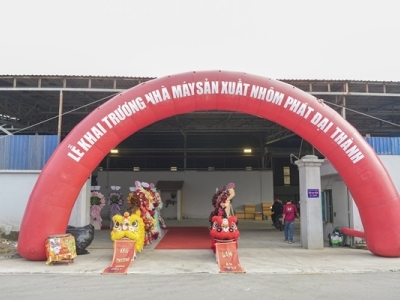 Tổ Chức Lễ Khai Trương Nhà Máy Sản Xuất Nhôm Phát Đại Thành